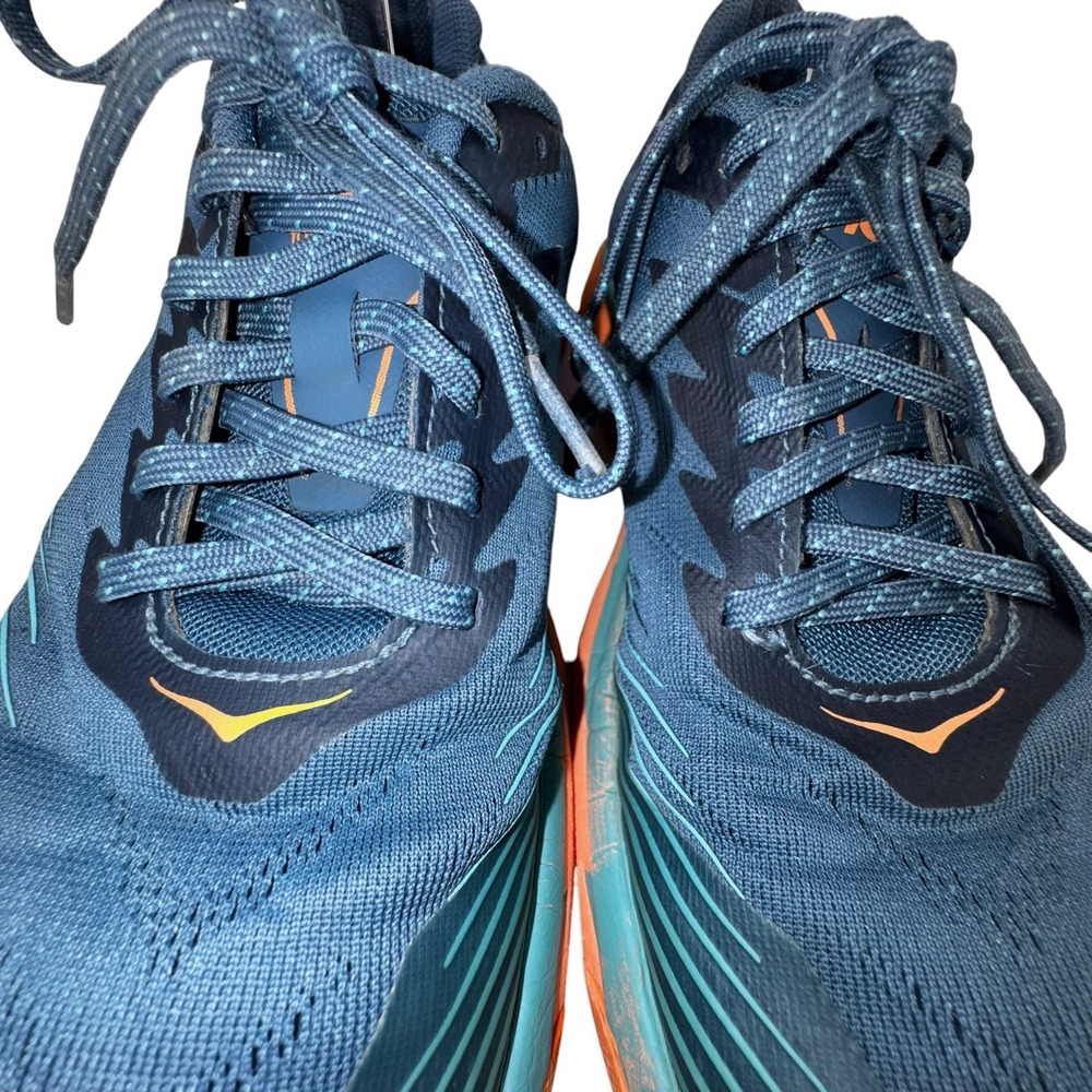 HOKA One One Torrent 2 Teal & Orange Colorway Women's Trail Running Shoes Sz 9.5 - Picture 6 of 13